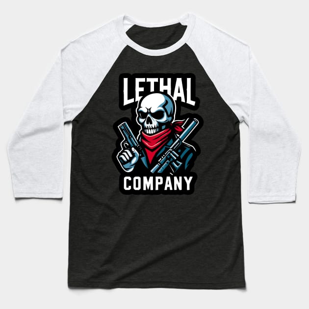 Lethal Company Baseball T-Shirt by aswIDN